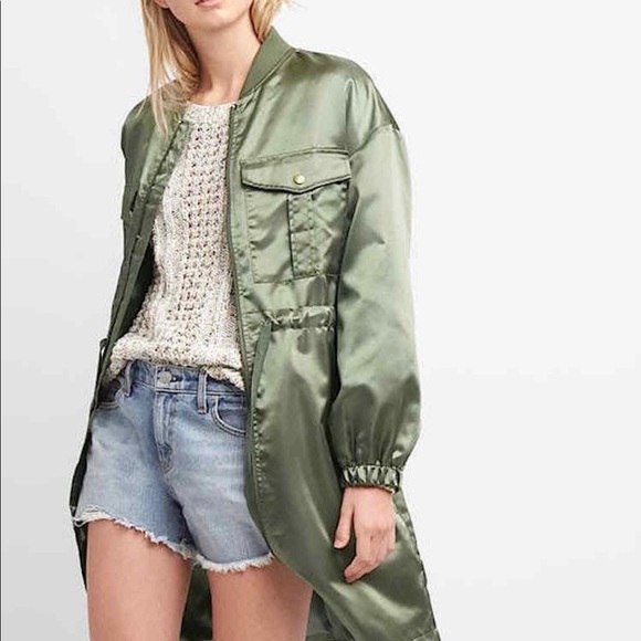 gap longline bomber jacket